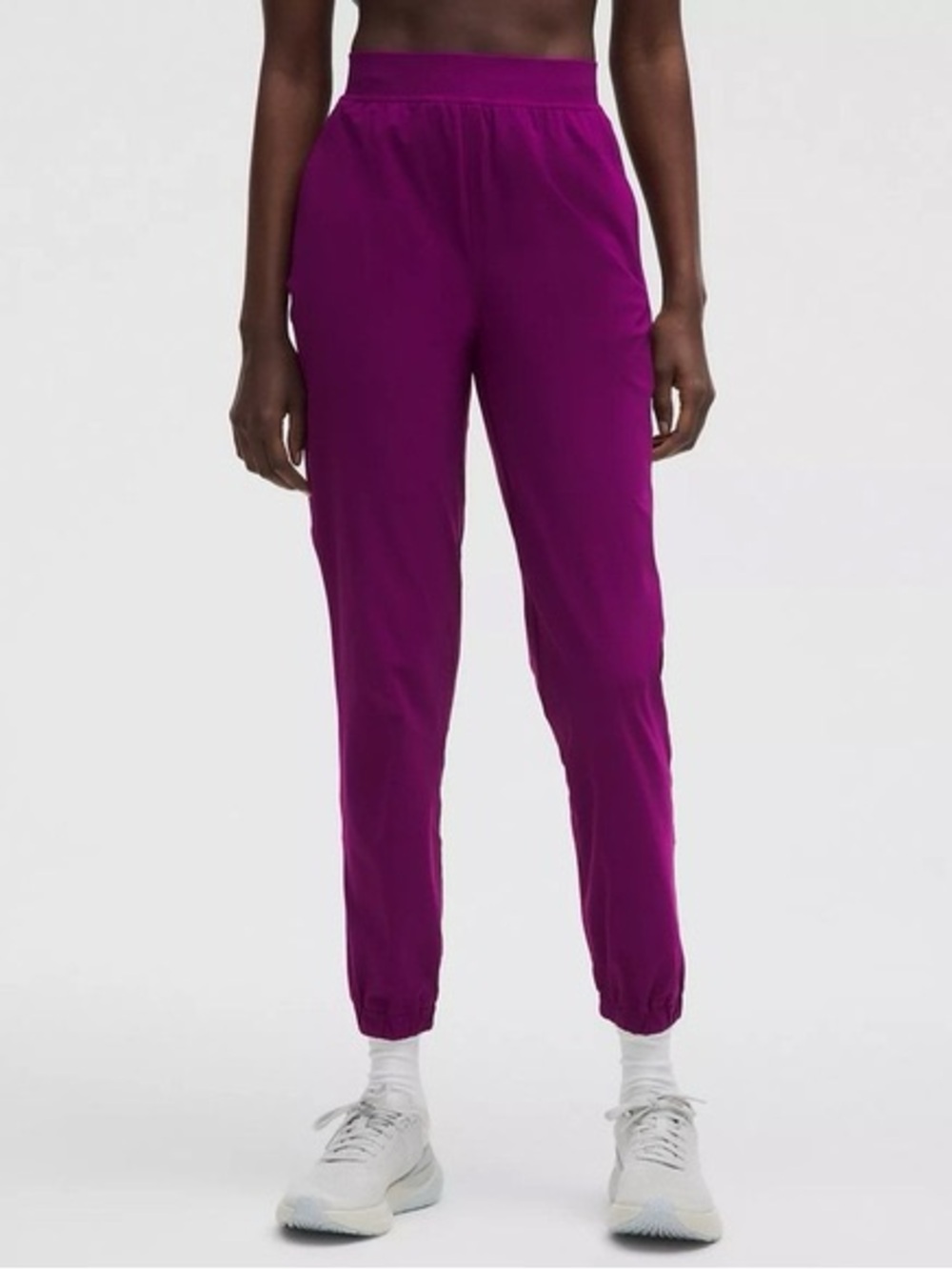 Z by Zella High‑Rise Jogger — Grape/Purple, Large, Gently Worn